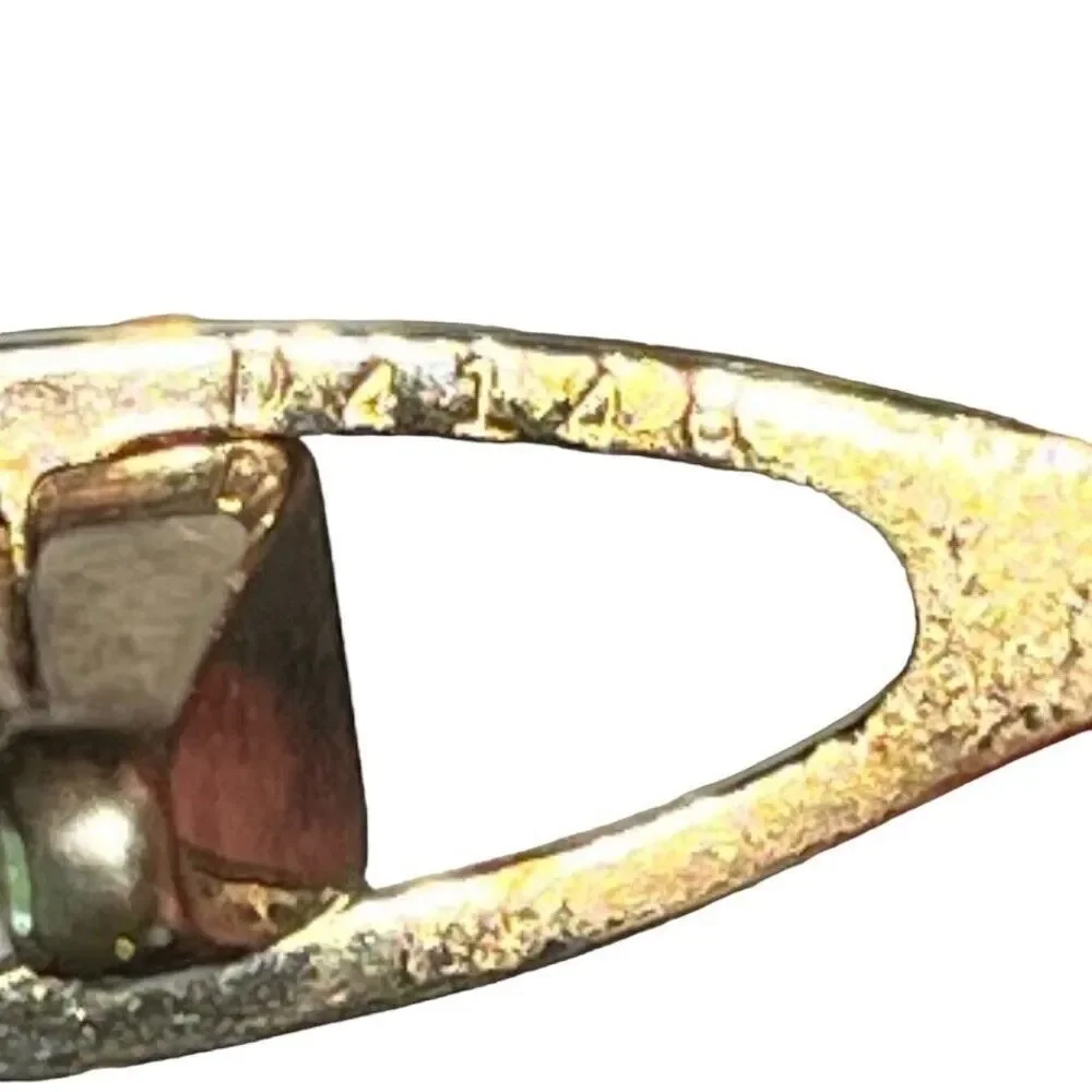 Vintage DaVinci‎ Sterling Silver Onyx Cufflinks